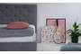 Love Upholstered Bed (Grey) BED-0213-0057 Efdeco Image 2