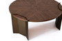 Τραπεζάκι σαλονιού Molly Walnut COF-0935-0065 Efdeco Image 4
