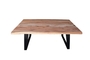 Solid acacia wood coffee table with metal NAC-F18-512C115 Efdeco