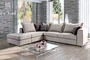 New York Corner Sofa - Light Gray COR-0088-0104 Efdeco Image 11