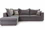 New York Corner Sofa - Light Gray COR-0088-0104 Efdeco
