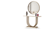 PANULA ECRU & BRASS Dresser with Mirror CON-0935-0002 Efdeco