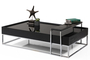 Τραπεζάκι σαλονιού Crown Black COF-0935-0039 Efdeco
