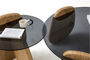 Τραπεζάκι σαλονιού Markiz Oak COF-0935-0016 Efdeco Image 3