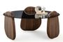 Τραπεζάκι σαλονιού Markiz Walnut COF-0935-0017 Efdeco