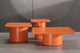 Large Orange Coffee Table COF-0937-0014 Efdeco Image 7