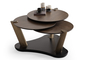 Τραπεζάκι σαλονιού Trio Walnut COF-0935-0012 Efdeco Image 3