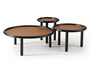 Round Base Black Accent Coffee Table COF-0937-0034 Efdeco Image 4