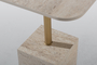 Σετ τραπεζάκια σαλονιού Square Base Traventino SMF-0937-0011 Efdeco Image 6