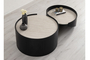 Τραπεζάκι σαλονιού Atlantis Black COF-0935-0023 Efdeco Image 4