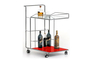 Glass, glass bar cart Black (66x45x83 cm) SMF-0888-00031 Efdeco Image 8