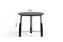 Pot Mini, natural wood auxiliary table with metal base (50x50x50 cm) SMF-0961-0035 Efdeco Image 5