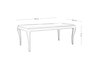 Τραπέζι Classic μασίφ ξύλου TAB-0200-0010 Efdeco Image 2