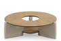 Τραπεζάκι σαλονιού Tosca Oak COF-0935-0047 Efdeco Image 2