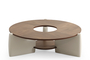 Τραπεζάκι Σαλονιού Tosca Walnut COF-0935-0010 Efdeco