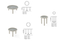 Concrete Coffee Table Big COF-0937-0010 Efdeco Image 3