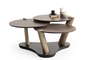 Τραπεζάκι σαλονιού Trio Walnut COF-0935-0012 Efdeco Image 5