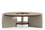 Τραπεζάκι Σαλονιού Tosca Walnut COF-0935-0010 Efdeco Image 3