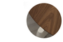 Τραπεζάκι Σαλονιού Tosca Walnut COF-0935-0010 Efdeco Image 2