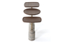 Σετ τραπεζάκια σαλονιού Marble Beige SMF-0937-0001 Efdeco Image 4