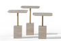 Σετ τραπεζάκια σαλονιού Square Base Traventino SMF-0937-0011 Efdeco Image 9