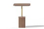 Σετ τραπεζάκια σαλονιού Square Base Walnut SMF-0937-0007 Efdeco Image 7