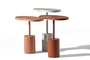 Σετ τραπεζάκια σαλονιού Sculpted Base SMF-0937-0009 Efdeco