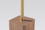 Σετ τραπεζάκια σαλονιού Square Base Walnut SMF-0937-0007 Efdeco Image 8