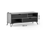 Comfort, natural wood TV stand TVF-0360-0022 Efdeco Image 5