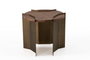 Molly Walnut Side table SMF-0935-0033 Efdeco