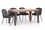 West, natural wood table TAB-0260-0055 Efdeco Image 6