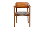 Zoro Chair with Wooden Frame CHA-0921-0005 Efdeco Image 3